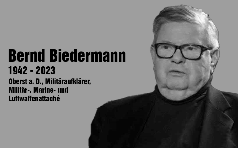 Nachruf für Bernd Biedermann