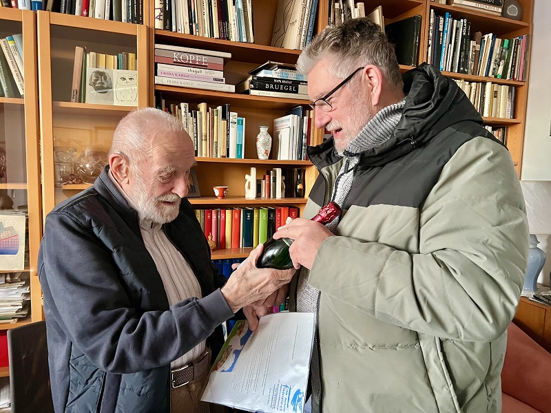 Gratulation Prof. Klenner zum 100.