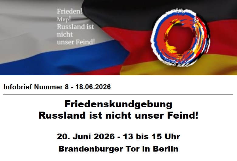Demo 20.06.2026 Brandenburger Tor